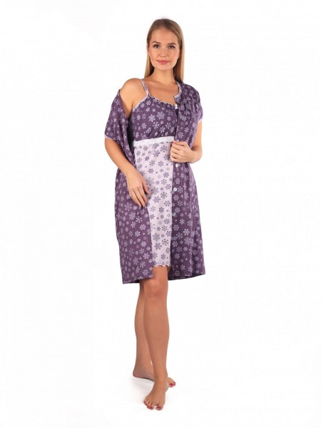 Комплект женский кулирка Леди снежинка