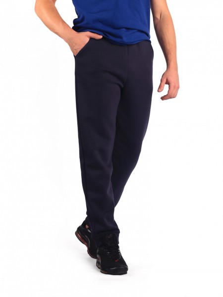 Брюки мужские футер 3-х нитка начёс Томас чернило