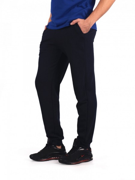 Брюки мужские футер 3-х нитка петля Оливер чернило