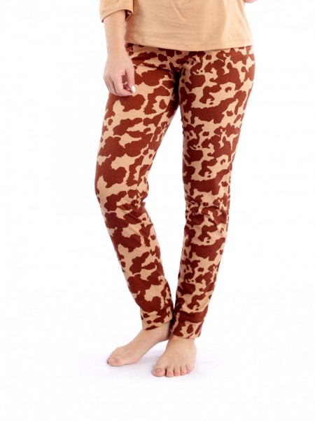 Брюки женские кулирка Африка ореховый