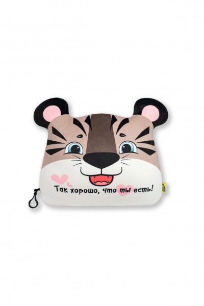 Игрушка антистресс Тигр Трансформер Светло-коричневый