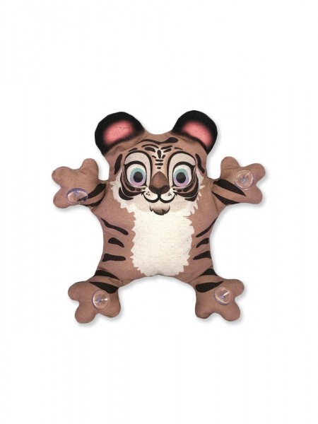 Игрушка в авто на присосках Тигрица Коричневый
