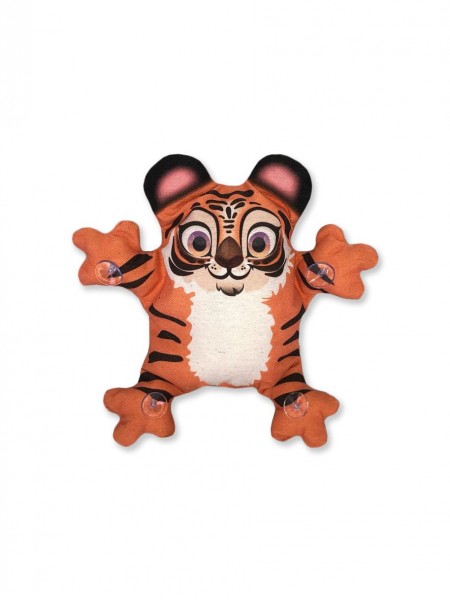 Игрушка в авто на присосках Тигрица Оранжевый
