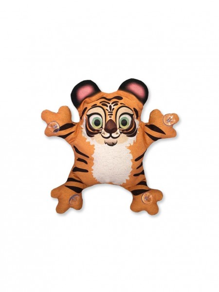 Игрушка в авто на присосках Тигрица Желтый