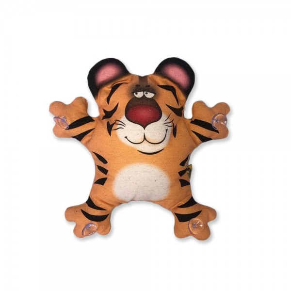 Игрушка в авто на присосках Тигр Желтый