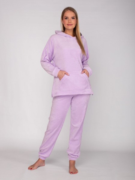Костюм женский велюровый Аиша сирень