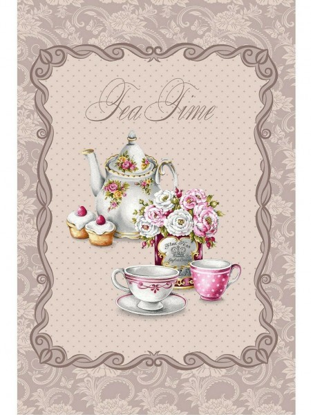 Полотенце вафельное рогожка Прованс р.45*60