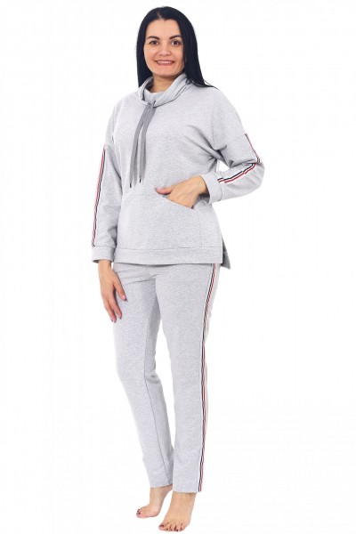 Костюм женский футер 2-х нитка Синди меланж