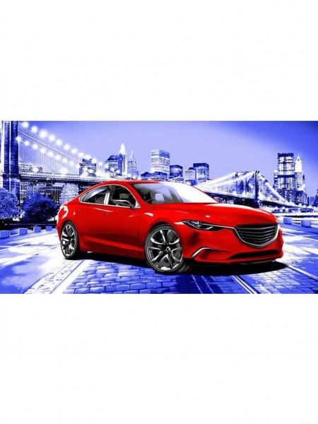 Полотенце вафельное банное Драйв р.75*150