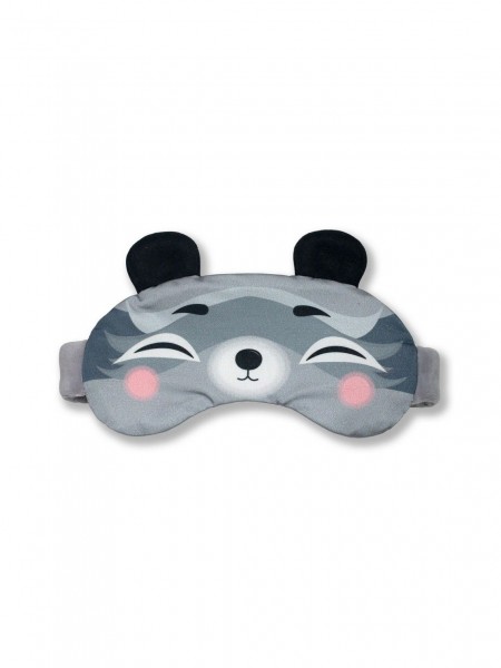 Игрушка-маска для сна Енот