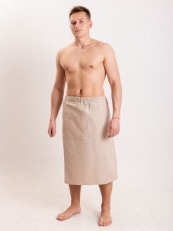 Килт для сауны мужской Бежевый