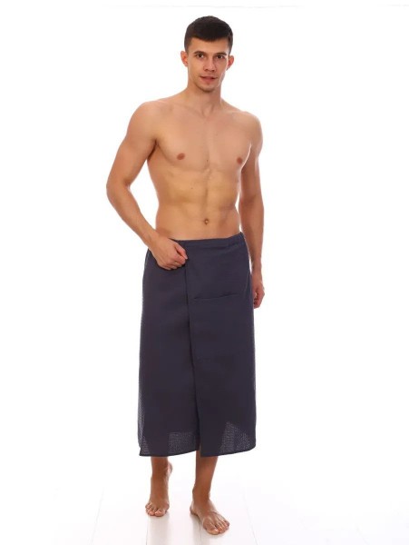 Килт для сауны мужской Графит