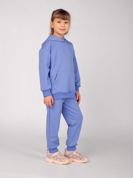 Костюм детский футер 2-х нитка Блуми кидс василек