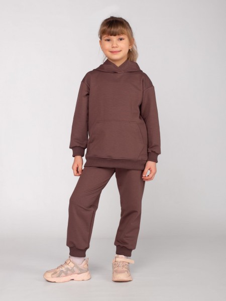 Костюм детский футер 2-х нитка Блуми кидс шоколад