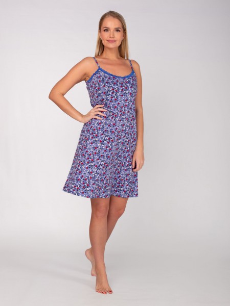 Ночная сорочка женская кулирка Мария индиго