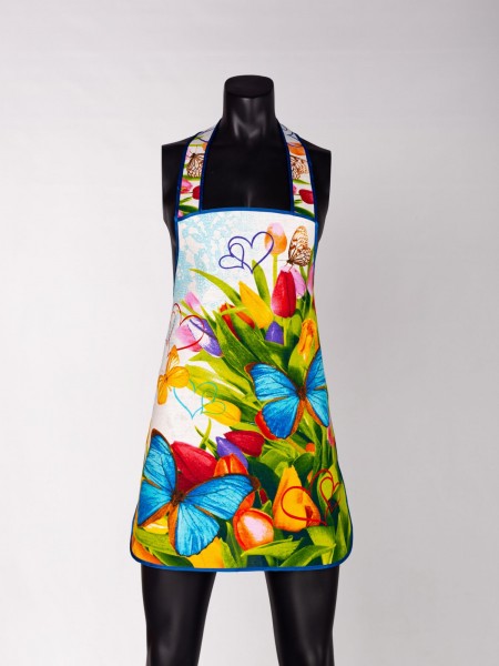 Фартук вафельный С любовью Тюльпаны