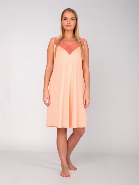 Ночная сорочка женская вискоза Вероника персик