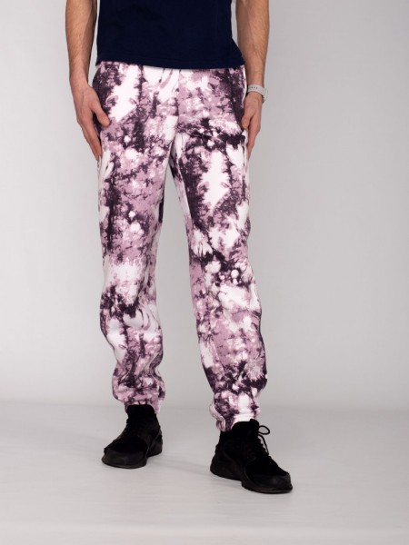 Брюки мужские футер начес 3-х нитка пенье Аляска брусника,48