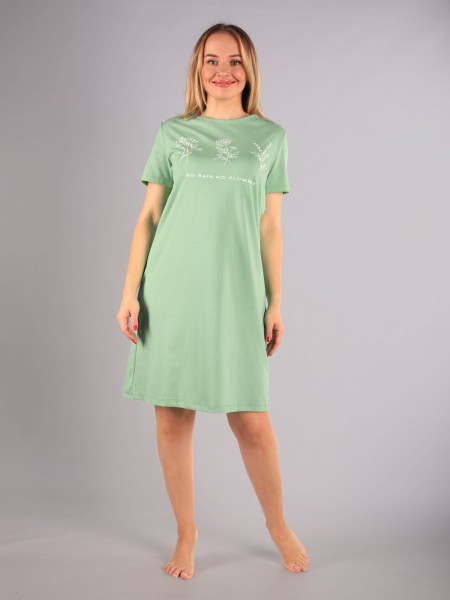 Туника женская кулирка Паула олива