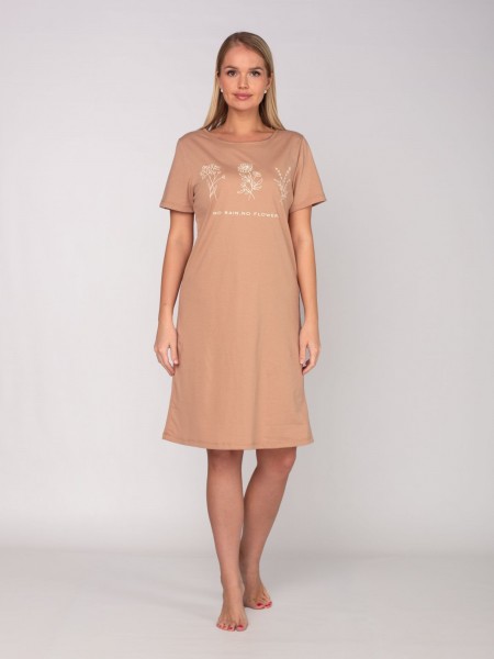 Туника женская кулирка Паула беж