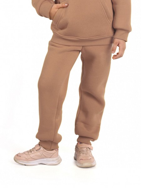 Брюки детские футер начёс 3-х нитка пенье Бейби стайл кофе