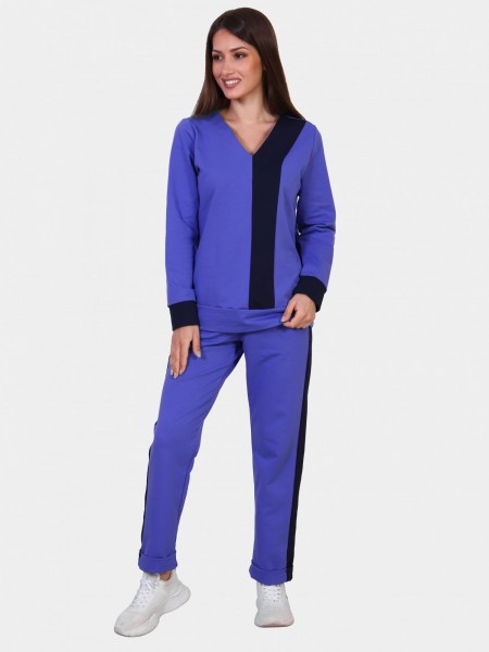 Костюм женский футер с лайкрой Анжелика ирис