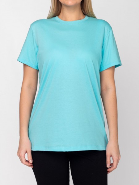 Футболка ЖЕНСКАЯ БАЗОВАЯ кулирка бирюзовый