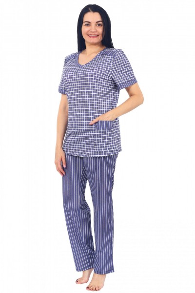 Костюм женский кулирка с брюками Джульетта