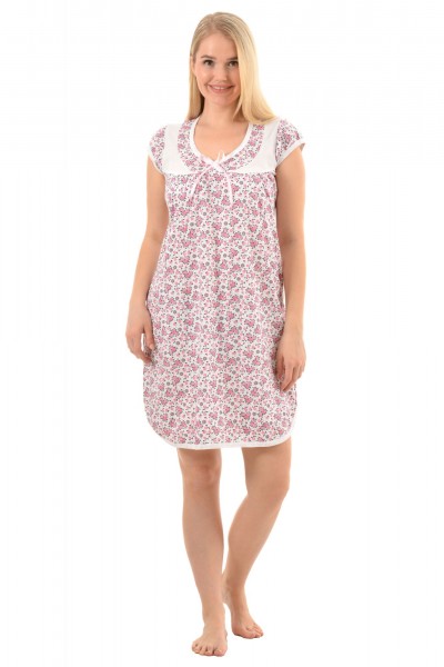 Ночная сорочка женская кулирка Дарья ассорти