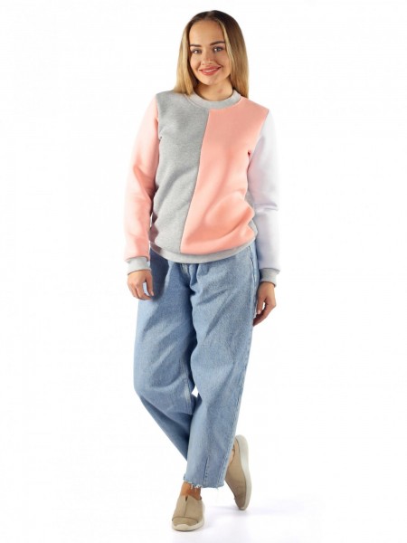 Толстовка женская футер начес 3-х нитка Мила