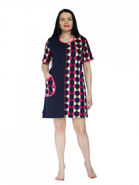 Туника женская интерлок Бантик