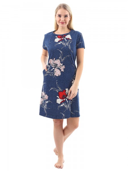 Платье женское кулирка Устинья красный