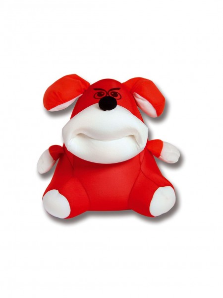 Антистрессовая игрушка Собака Спайк красный