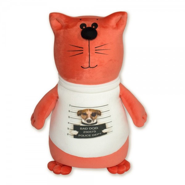 Антистрессовая игрушка Кот в футболке Собака