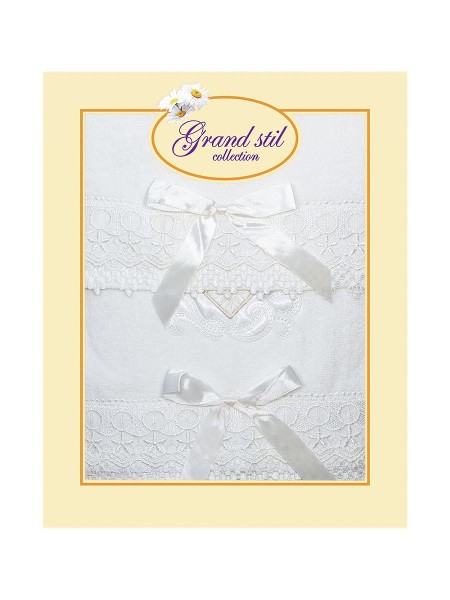 Набор махровый в коробке Ваниль р.34*57 (2шт.)