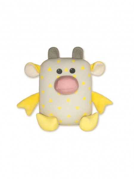 Антистрессовая игрушка Бык Кроха желтый