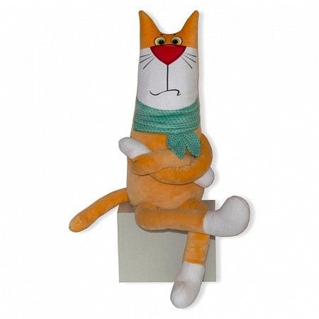 Антистрессовая игрушка Кот Джентельмен 1 оранжевый