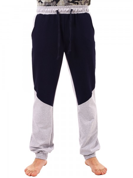 Брюки мужские футер 2-х нитка Камень меланж