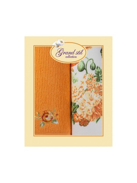 Полотенце махровое в коробке Индиго р.33*74