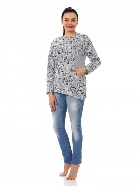 Толстовка женская футер 2-х нитка с люрексом Жанна