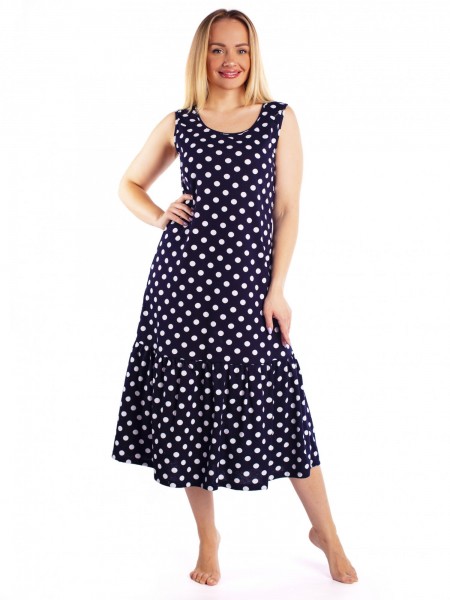 Сарафан женский кулирка Анюта чернило