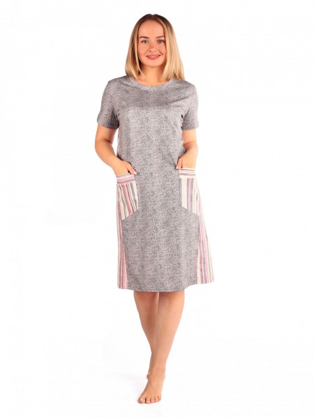 Платье женское кулирка Притяжение полоса