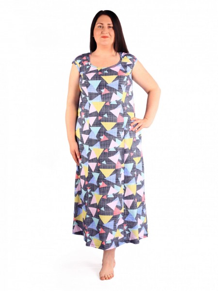 Сарафан женский кулирка Хельга геометрия