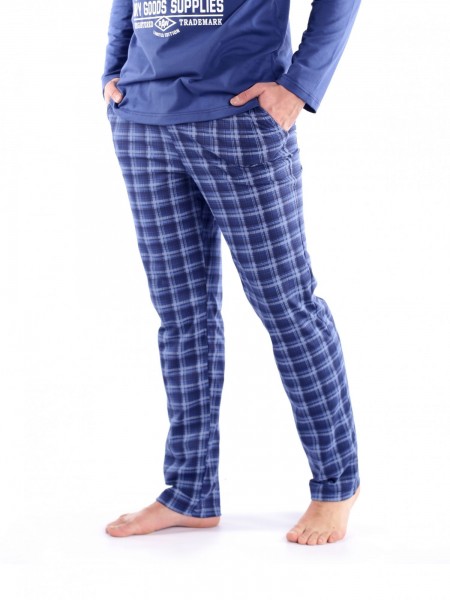 Брюки мужские кулирка Деним индиго