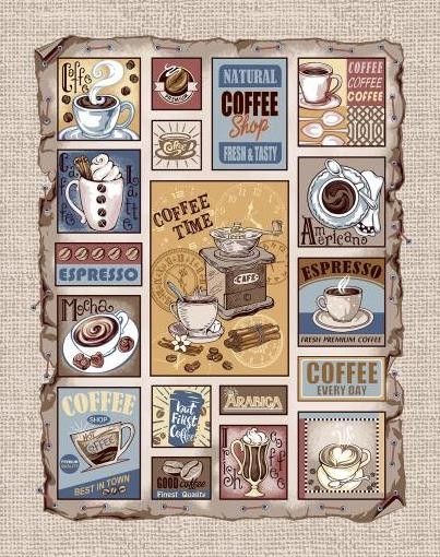 Полотенце вафельное Кофейное время р.40*75