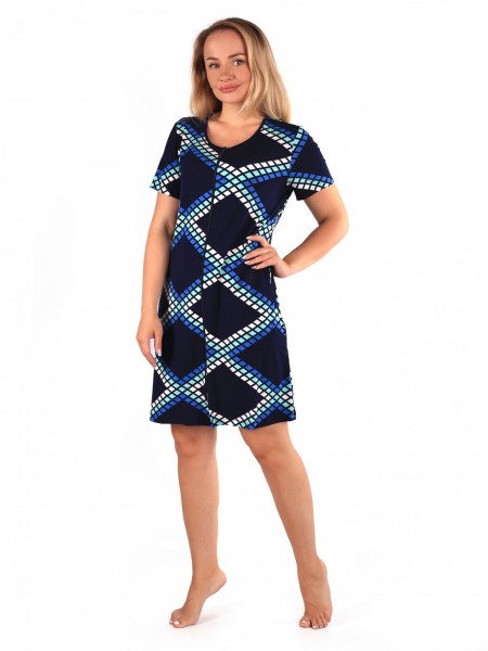 Халат женский вискоза на молнии Вера