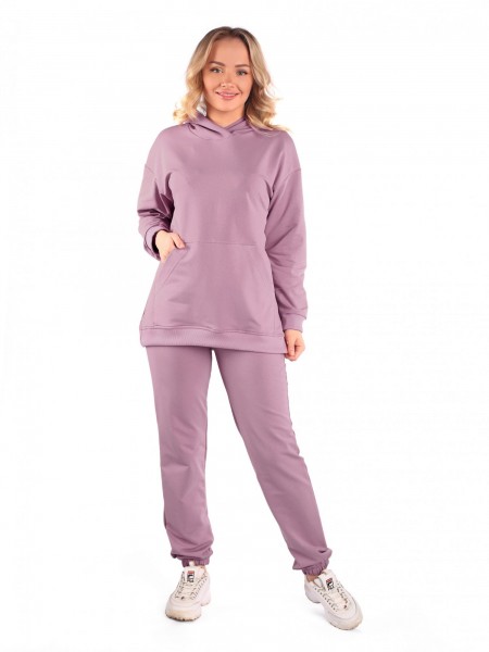 Костюм женский футер 2-х нитка Блум сирень