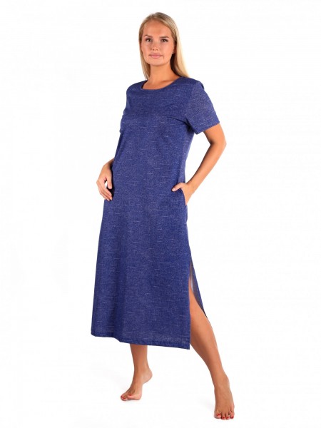 Платье женское кулирка Рига синий