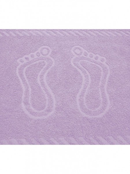 Полотенце махровое Ножки р.35*60 Бледно-сиреневый