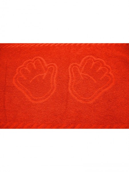 Полотенце махровое Ручки р.35*60 Оранжевый